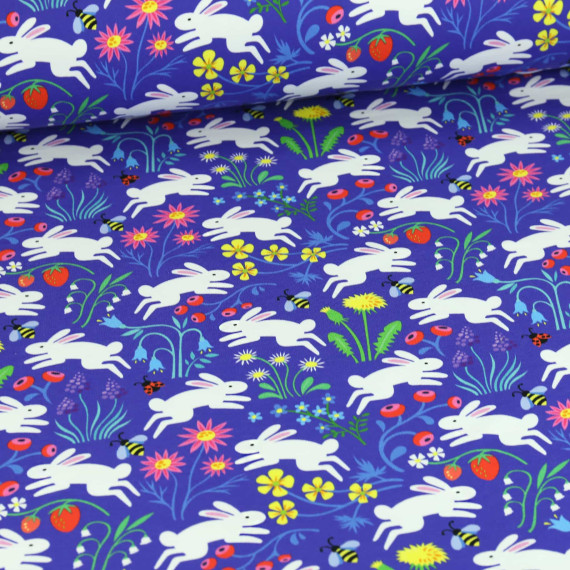 Bio-Jersey - Bunny Belle - Classics - Royalblau - Hamburger Liebe