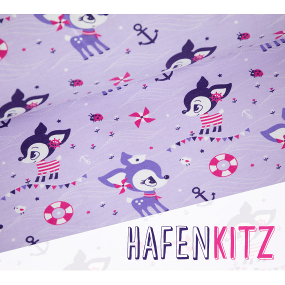 VORBESTELLUNG - Jersey - Bio Qualität - HafenKitz 2017 - Flieder - NIKIKO 