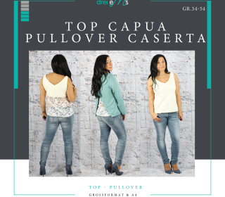 Kombi Ebook Top CAPUA & Pullover CASERTA