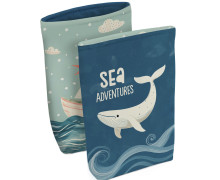 DIY-NÄHSET - Buchtasche - Sea Adventures - Boot & Wal - Softshell - abby and amy