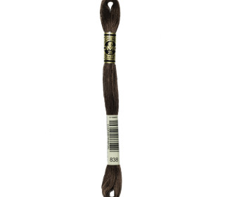 Stickgarn - DMC - 117 Mouliné Spécial - Farbe 838
