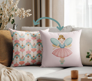 Genähtes Kissen inkl. Inlet - Nutcracker Christmas Ballet - Ballerina - Elisabeth Cölfen - Mein Hanseherz