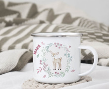 Emaille Becher - Beautiful Autumn Kitz Marie - Stickherz
