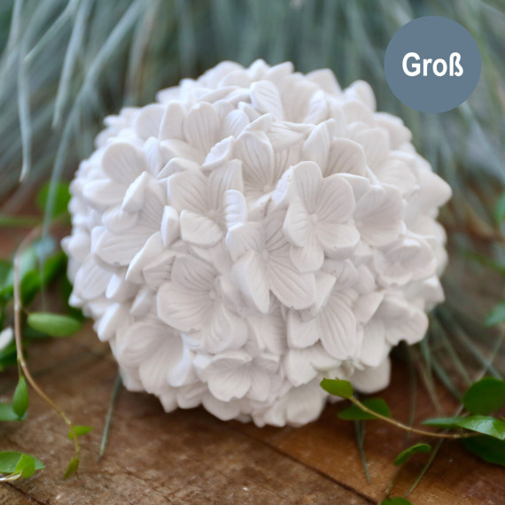 Silikon - Gießform - Blütenkugel - Dekokugel - Blumenkugel - 3D Blüten - Gartenstecker - Groß - vielfältig nutzbar