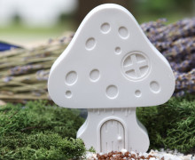 Silikon - Gießform - Niedliche Pilz Häuser - Pilz mit Tür - Pilze - Herbstdeko  - vielfältig nutzbar