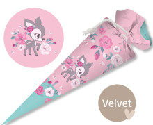 DIY-Nähset Schultüte - GESCHWISTERTÜTE - Rosenkitz - Nikiko - Velvet - abby and amy