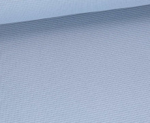 Waffelstrick-Jersey - Feine Struktur - 315g - Uni - Hellblau