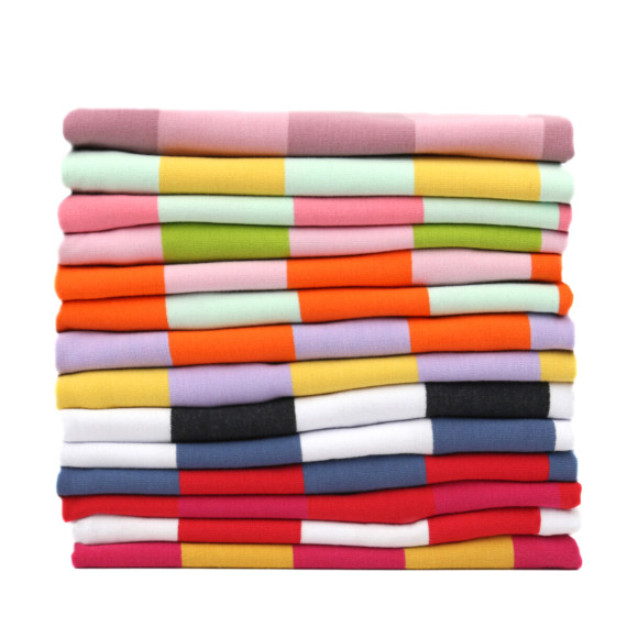 Sommersweat - Just Stripes! - Streifen - Fuchsia/Senfgelb
