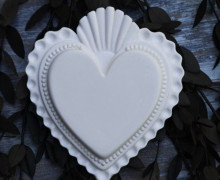 Silikon - Gießform - Wild Hearts - Herz 1 - Herzen - vielfältig nutzbar