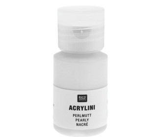 Acrylfarbe - Acrylini - 22ml - Matt - Geruchsarm - Rico Design - Perlmutt