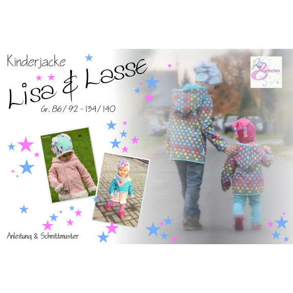 eBook - KINDERJACKE LISA & LASSE - Größe 86 - 140 - ENGELINCHEN DESIGN