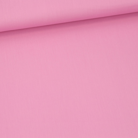 Baumwoll-Viskose - Uni - Rosa