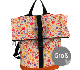 DIY-Nähset - Rucksack - Nepal - Tulip Fields - Creme - jojulein design - abby and amy