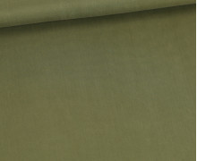 Cupro Viskose Twill - Dezenter Glanz - Samtiger Griff - Uni - Olivgrün