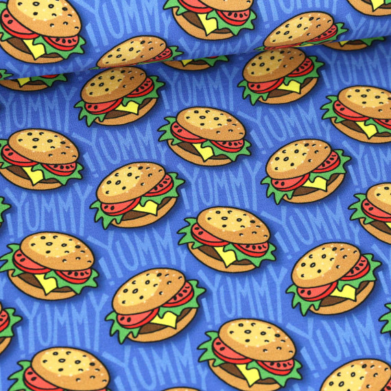 Bio-Sommersweat - French Terry - Hamburger Liebe - Classics - Himmelblau - Hamburger Liebe