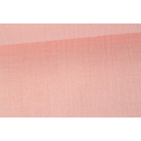Musselin - Muslin - Double Gauze - Uni - Pastellrosa