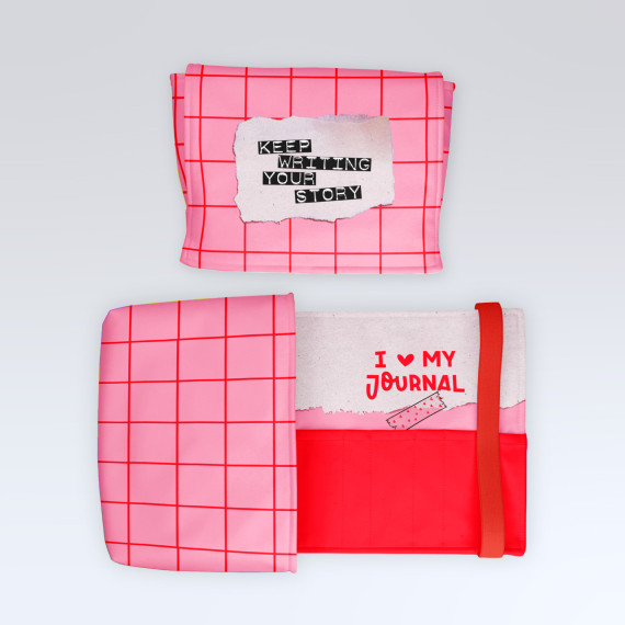 DIY-Nähset - Buch-Organizer - Your Story - Lausemia Design Studio - Softshell - abby and amy