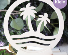 Silikon - Gießform - Dekoring - Meer und Palmen - Klein - vielfältig nutzbar