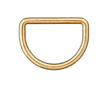 1 D-Ring - 10mm - Taschenring - Metall - Gold