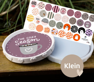 Outdoorstoff - Herbstliebe - Inlays für Silikon - Dekoteller - Tablett - Klein - studio.mARTinchen - abby and amy