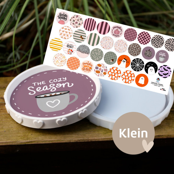 Outdoorstoff - Herbstliebe - Inlays für Silikon - Dekoteller - Tablett - Klein - studio.mARTinchen - abby and amy