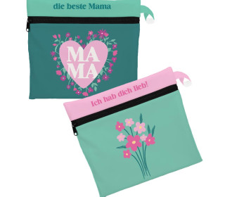 DIY-Nähset - 2 Wetbags - Softshell - Mama - die Beste