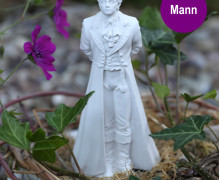 Silikon - Gießform - Schnupperfigur - für Blüten - Feine Gesellschaft - Dekofigur - Mann - vielfältig nutzbar