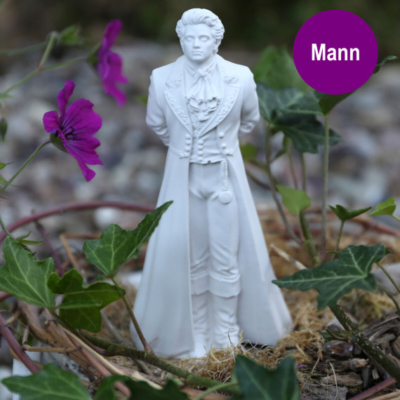 Silikon - Gießform - Schnupperfigur - für Blüten - Feine Gesellschaft - Dekofigur - Mann - vielfältig nutzbar