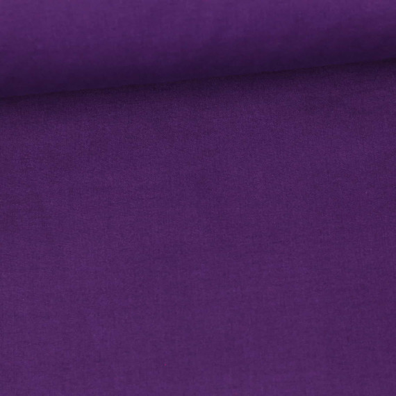 Baumwolle Webware Uni 145cm Lila Dunkel