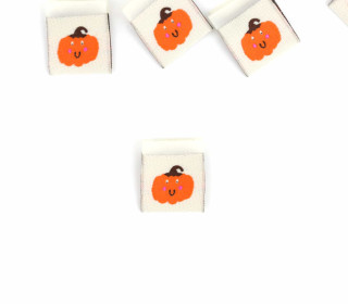 1 Label - Kürbis - Creme - jojulein design - Halloween