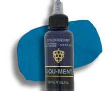 50ml Liqu-Ment - Farbflasche - Wasserbasiert - Colorberry - River Blue