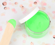Siebdruckfarbe - Neon Grün - 100ml - wasserbasiert - für Textil