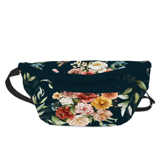 DIY-Nähset - BIG HipBag - Bauchtasche - Blumengruß - Blumenstrauß - Outdoorstoff - abby and amy