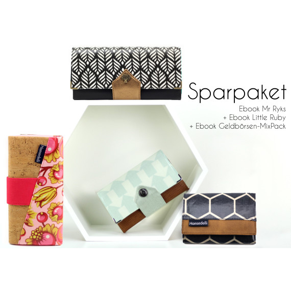 Geldbörsen Sparpaket: Ruby/Onyx, Little Ruby, Mr Ryks