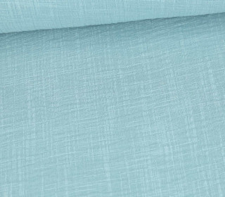 Musselin - Muslin - Double Gauze - Schnuffeltuch - Windeltuch - Uni - Slub-Garn - Pastelltürkis