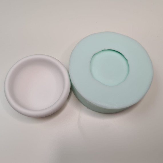 Silikon - Gießform - Schlichter Teelichthalter - kleine Schale - Schmuckschale - vielfältig nutzbar