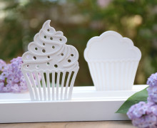 Silikon - Gießform - Stecker Matte für 2 Cupcakes - Groß & Klein - für Steckleisten - Lichtdeko - vielfältig nutzbar
