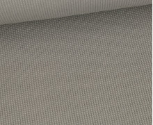 Waffelstrick-Jersey - Feine Struktur - Baumwolle - Uni - Grau