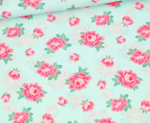 Tislin - Leo Meets Roses - Rosenblüten - Pastellmint - Frida Kreativ - abby and amy