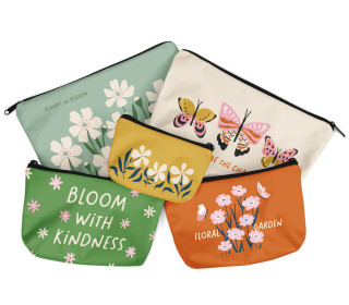 DIY-Nähset - Softshell - Fleece - 5 Wetbags - Flower Garden - abby and amy