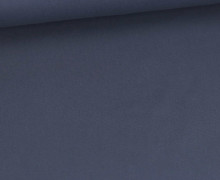 Baumwoll-Twill - Webware - Peach Touch - Uni - Taubenblau Dunkel