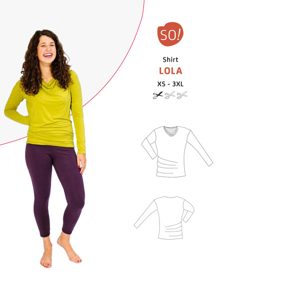 Ebook - Shirt - LOLA von SO Pattern - XS - 3XL