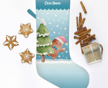 DIY-Nähset - Nikolaussocke - Softshell - Gleeful Gingerbreadman