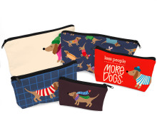 DIY-Nähset - Softshell - Fleece - 5 Wetbags - Wiener Dogs - Hamburger Liebe - abby and amy