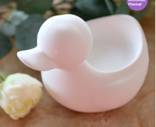 Silikon - Gießform - Süße Ente - Dekoente - Ente - Kerzenschale - Pflanztopf - vielfältig nutzbar