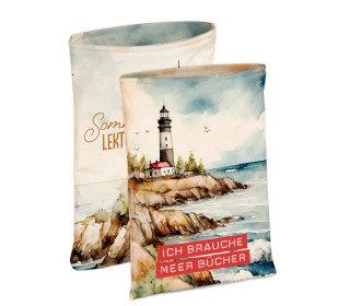 DIY-NÄHSET - Buchtasche - Sommerlektüre - Leuchtturm - Softshell - abby and amy