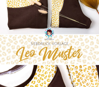 FREEBIE - Leo-Muster - Leoparden Muster - Siebdruck Vorlagen