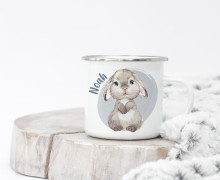 Emaille Becher - Blissful Bunny - Blake - Ostern