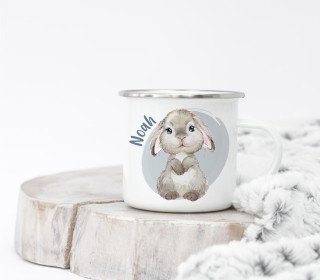 Emaille Becher - Blissful Bunny - Blake - Ostern