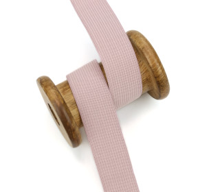 2,5 Meter Gummiband - Zugeschnitten -  Uni - 25mm - Altflieder